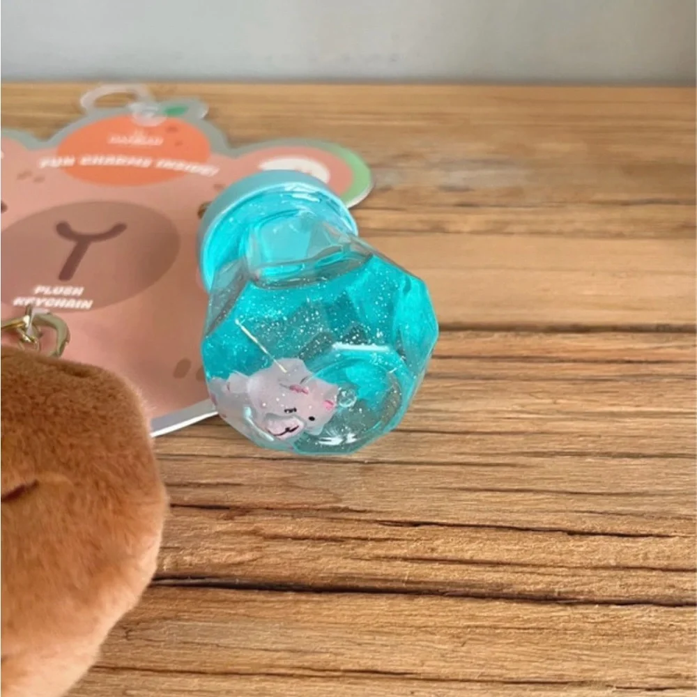 Set of 3 Capybara Charm Keychains